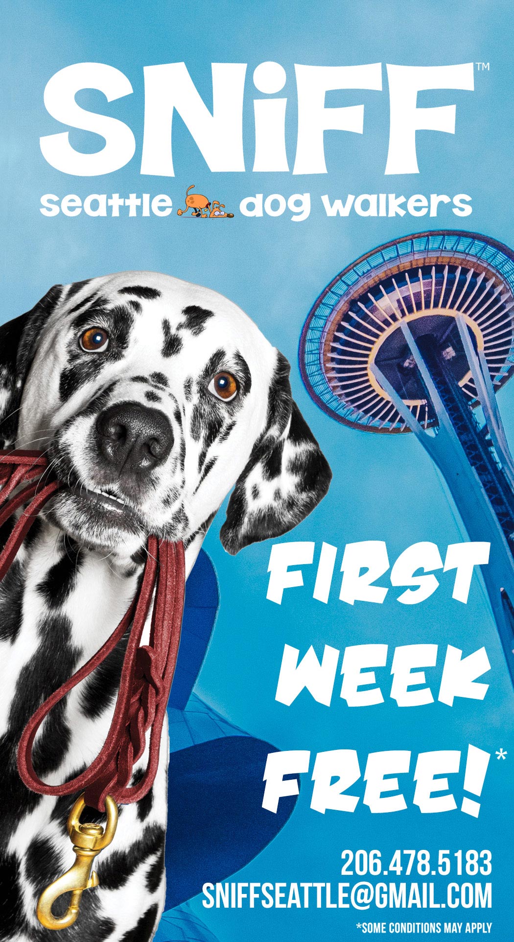 First Week Free From SNIFF Seattle Dog Walkers